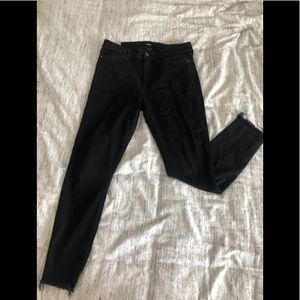 Sam Edelman “the stiletto” raw hem ankle jean